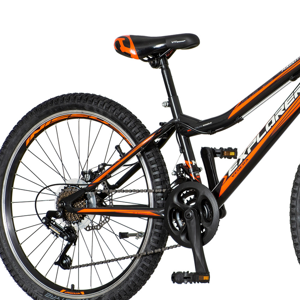 Junior bicikla explorer crno narandžasta-mag2413